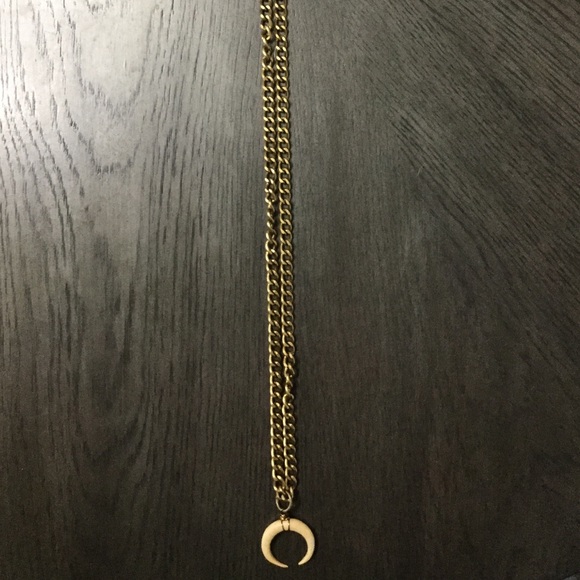 Crescent Moon Necklace - Picture 2 of 4